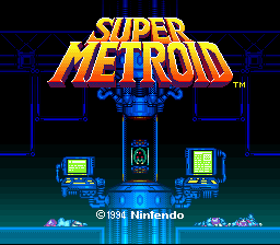 Super Metroid Limit Title Screen